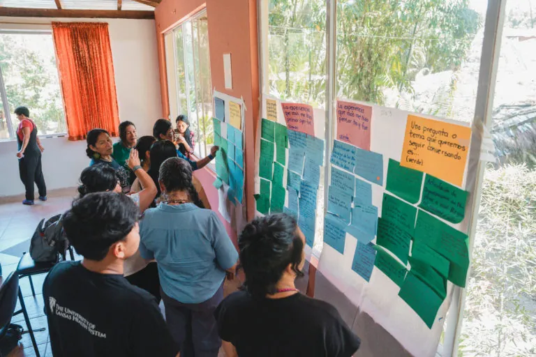Participatory prioritisation exercise, identifying what is needed to ensure that women’s agendas continue beyond changes in organisational leadership.
