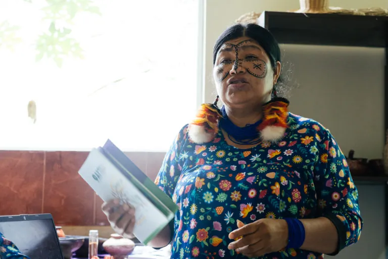 Mariana Vargas, President of the ARAK Association of Achuar Women, shared how an agroecological production initiative also became a process of organisation, economic autonomy and women’s leadership.